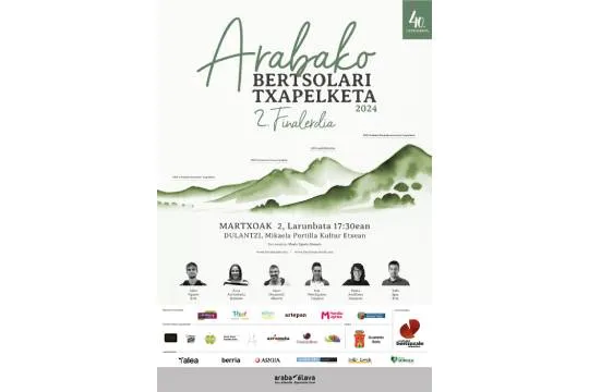 Arabako Bertsolari Txapelketa 2024: Finalerdia (Dulantzi)