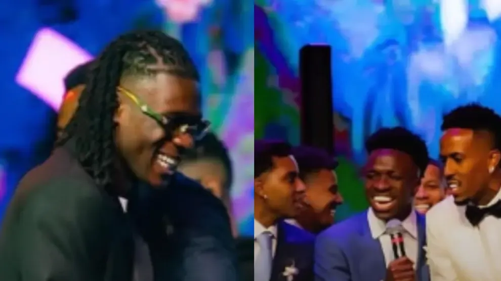 El divertido vídeo de Vinícius, Rodrygo y Camavinga bailando durante la boda de Militao