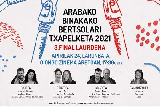 Arabako Binakako Bertsolari Txapelketa 2021 (finalaurdena, Oion)