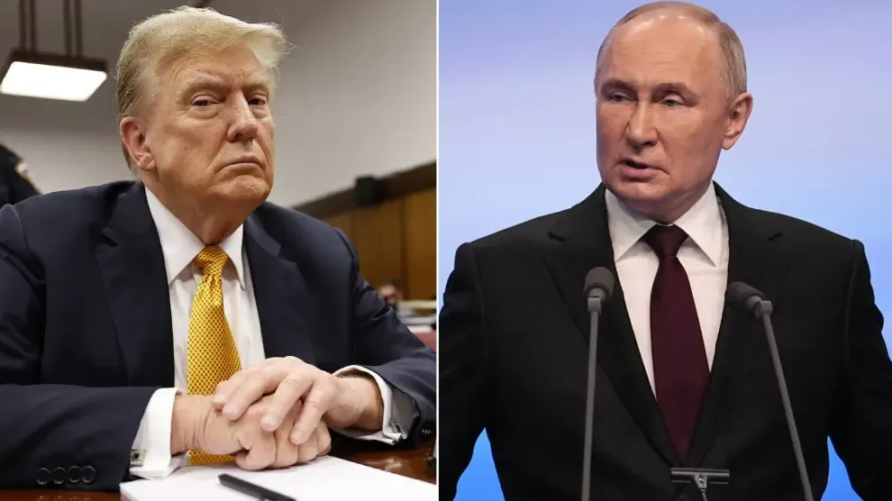 Trump advierte a Putin de que "está jugando con fuego" tras invadir cuatro localidades en Sumi y lanzar maniobras en el mar Báltico