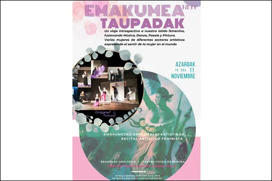 Recital artístico feminista: "Emakumearen Taupadak"
