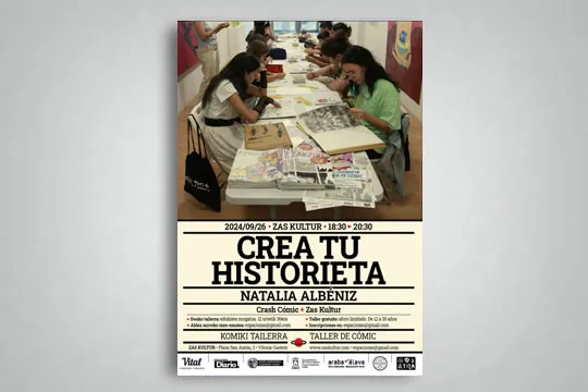 "Crea tu historieta", taller de cómic impartido por Natalia Albéniz