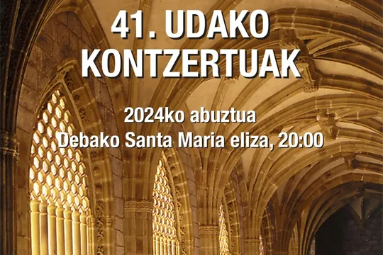 DEBAKO UDAKO MUSIKALDIA 2024: Benantxi Bilbao + Javier Artigas