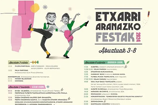 Programa Fiestas de Etxarri Aranatz 2024