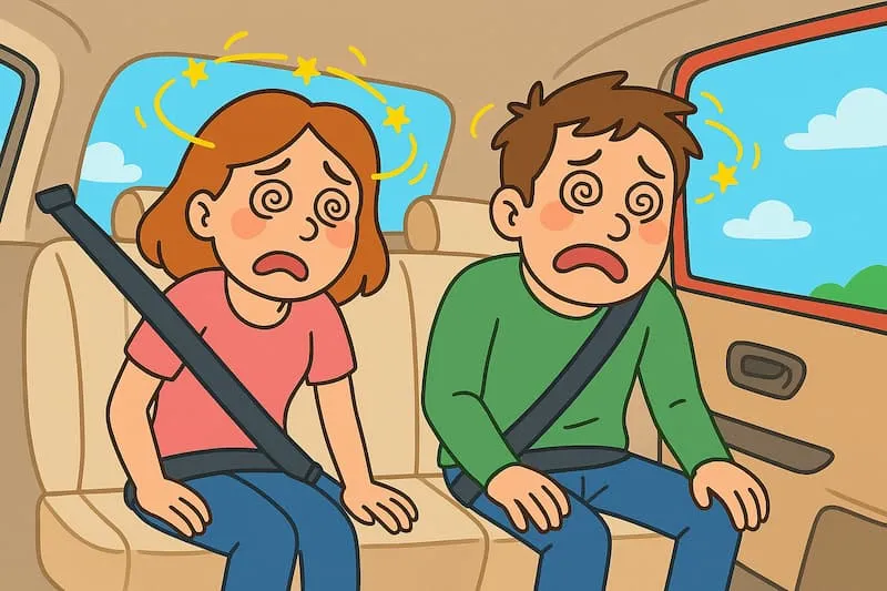 La ciencia de los mareos al viajar en coche y qué puede hacer la tecnología para evitarlos