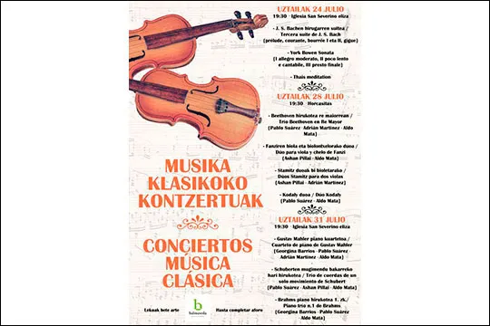Conciertos de música clásica en Balmaseda