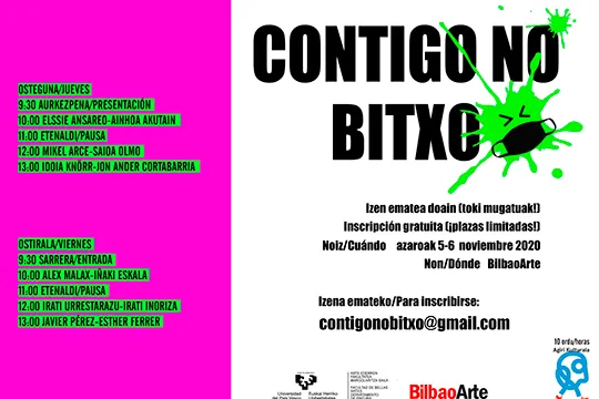 Jornadas sobre conservación de arte contemporáneo: "Contigo no bitxo"