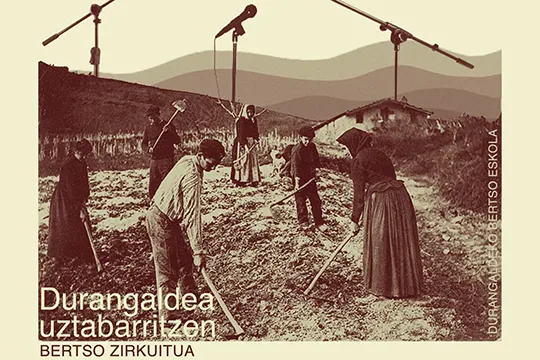 "Durangaldea Uztabarritzen" bertso zirkuitua: Eneko Abasolo "Abarkas" + Gorka Pagonabarraga + Irune Basagoiti  + Julio Soto