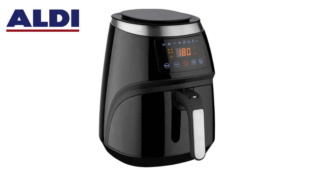 Así es la freidora sin aceite de Aldi: pantalla táctil y un precio rompedor