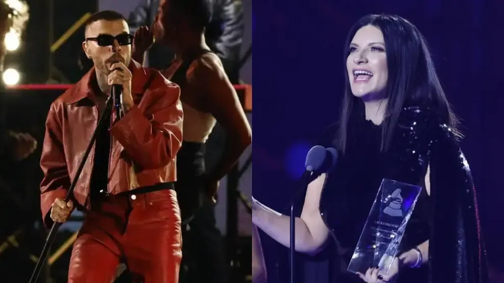 'Se fue', la colaboración de Rauw Alejandro y Laura Pausini que él avanzó en los Latin Grammy 2023