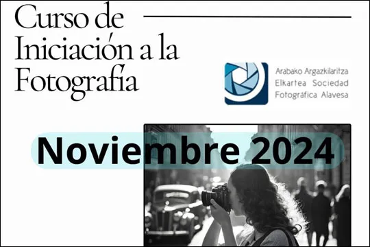 Curso de iniciación a la fotografía