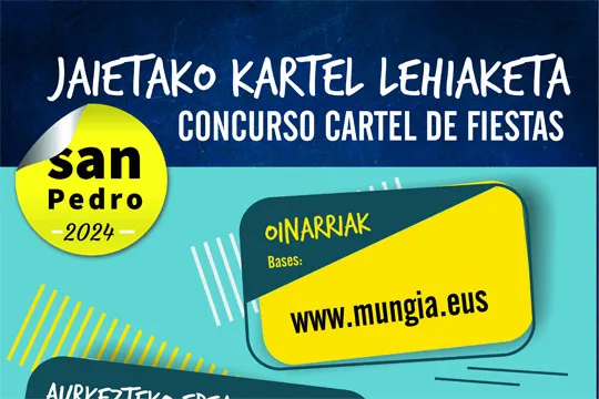 Concurso del cartel de fiestas de San Pedro 2024 en Mungia