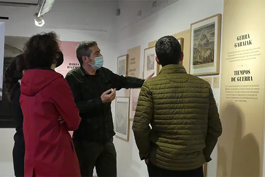 Visita guiada con el comisario de la exposición "Al abrigo de Urgull. Estampas de San Sebastián"