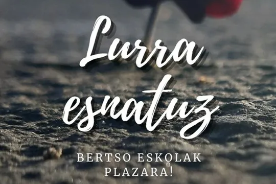 "Lurra esnatuz, bertso eskolak plazara!": Andere Arriolabengoa + Mendialdeko Bertso-Eskola + Ekaitz Samaniego