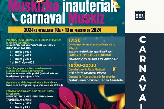 Programa de Carnavales de Muskiz 2024