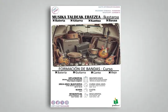 Curso "Formación de bandas" 2024/2025