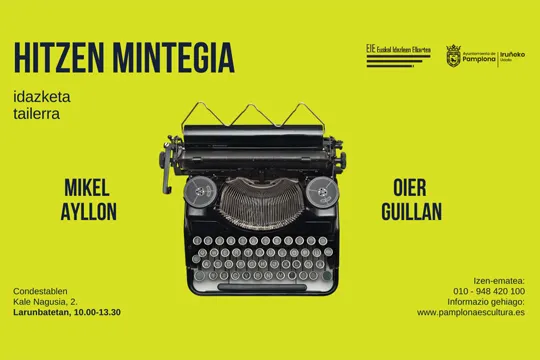 Taller de escritura "Hitzen Mintegia" 2024