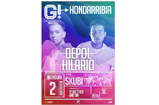 Gipuzkoan Gazte Tour: SKUBI + HILARIO + DEPOL