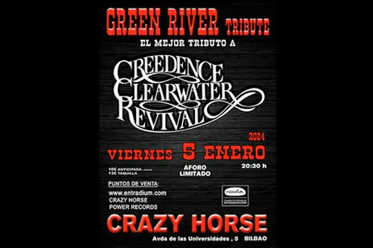 GREEN RIVER TRIBUTE (CREEDENCE CLEARWATER REVIVAL TRIBUTE)