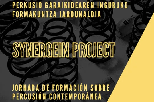 Jornada de formación sobre percusión contemporánea impartida por Synergein Project
