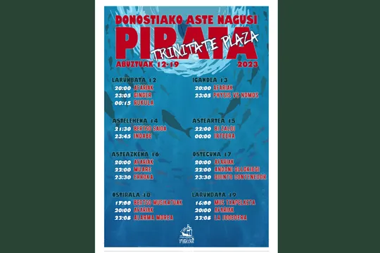 Donostiako Aste Nagusi Pirata 2023: Ginger + Rukula