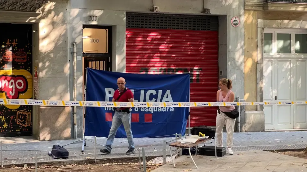 Asesinado a tiros un hombre en pleno Eixample de Barcelona