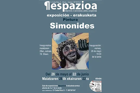 Simonides-en pintura erakusketa