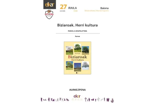 Xamar "Biziaroak. Herri Kultura"