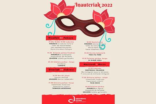 Programa de Carnavales de Amorebieta-Etxano 2022
