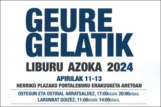 GEURE GELATIK 2024: "Giorgos Seferis. Nobel poeta euskaraz"
