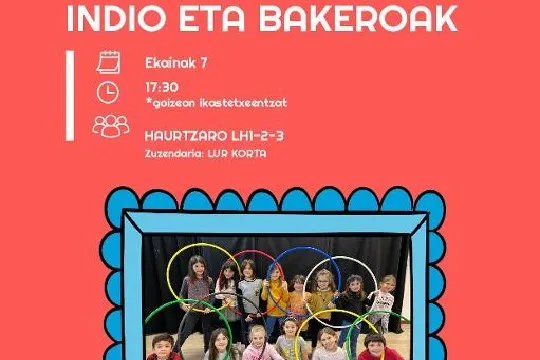 "Indio eta bakeroak"