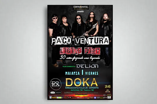 Paco Ventura Legend Fest + Delion