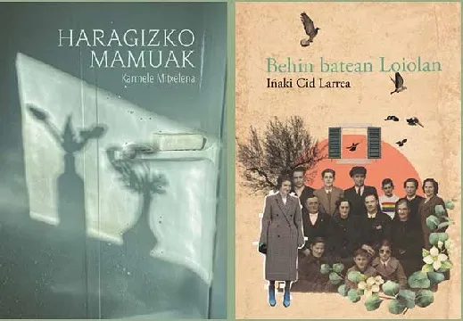 Presentación de los libros "Haragizko mamuak" de Karmele Mitxelena y "Behin batean Loiolan" de Iñaki Cid