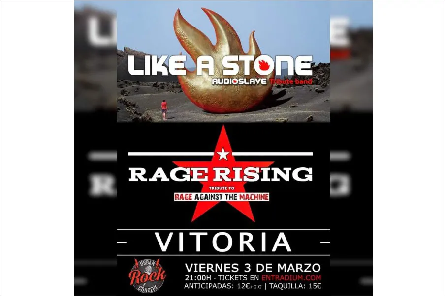 LIKE A STONE (AUDIOSLAVE TRIBUTE) + RAGE RISING (RAGE AGAINST THE MACHINE TRIBUTE)