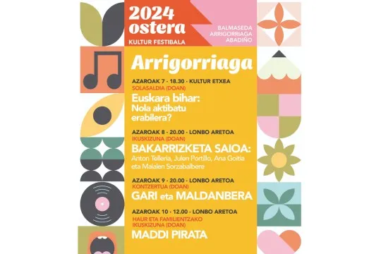 OSTERA 2024 kultur festibala (Arrigorriaga)