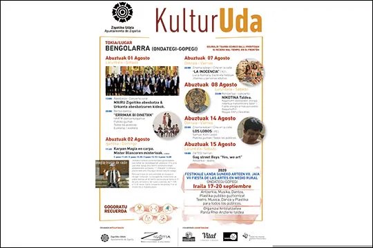 Kulturuda - Programa cultural de verano de Zigoitia