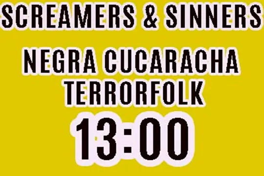 Screamers & Sinners + Negra Cucaracha Terrorfolk