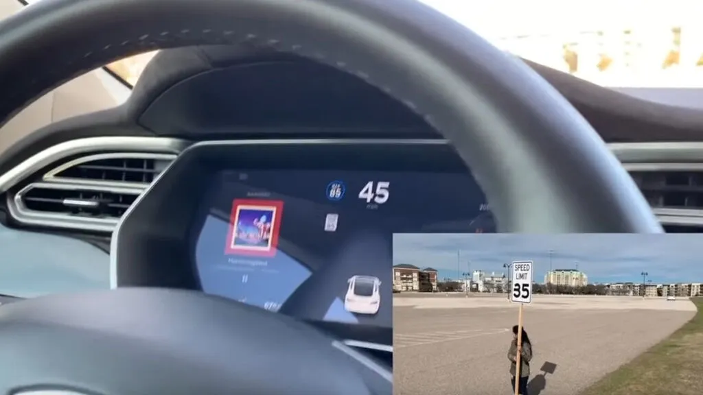 Un poco de cinta sirve para hacer que los Tesla se salten el límite de velocidad