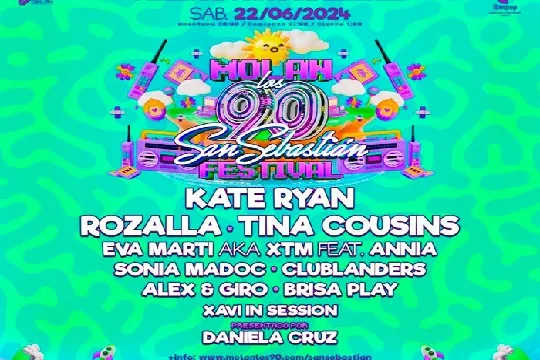 ¡Molan los 90! 2024 tour