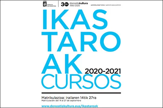 Cursos Donostia Kultura 2020-2021 (matriculación)