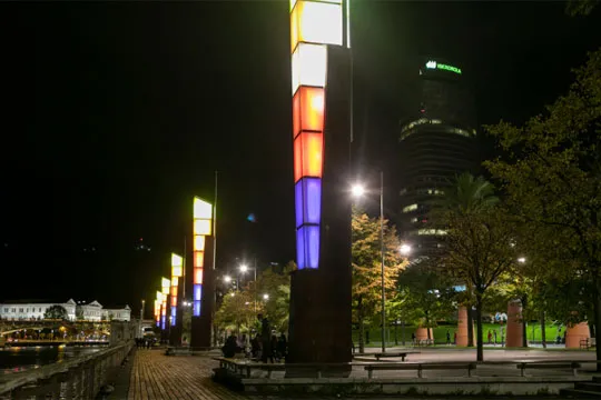 Intervenciones artísticas en la calle para conmemorar el 721 aniversario de Bilbao