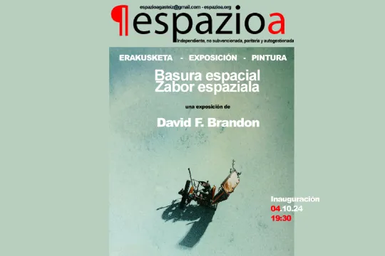 "Zabor espaziala", David F. Brandoren erakusketa