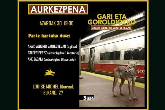 Presentación del libro "Gari eta Goroldiozko" de Anari Alberdi