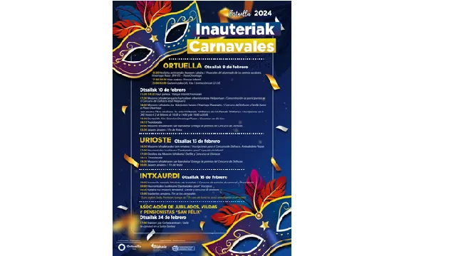 Programa Carnavales de Ortuella 2024