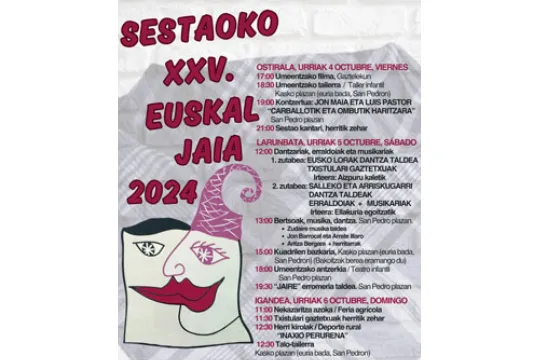 Sestaoko Euskal Jaia 2024: egitaraua