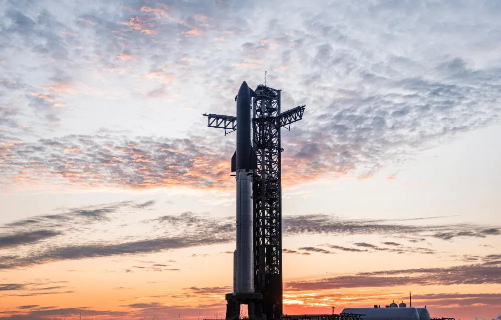 Todo listo para el séptimo lanzamiento del Starship de SpaceX
