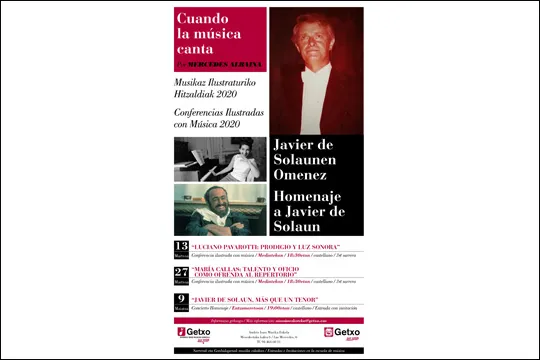 Conferencia ilustrada con música: "JAVIER DE SOLAUN, más que un tenor"