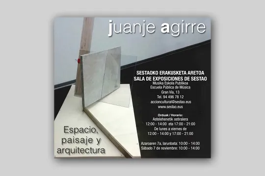 Exposición de escultura de Juanje Agirre