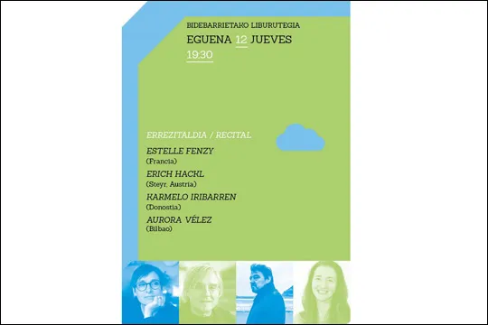 BilbaoPoesia 2020: Estelle Fenzy, Erich Hackl, Karmelo C. Iribarren, Aurora Vélez