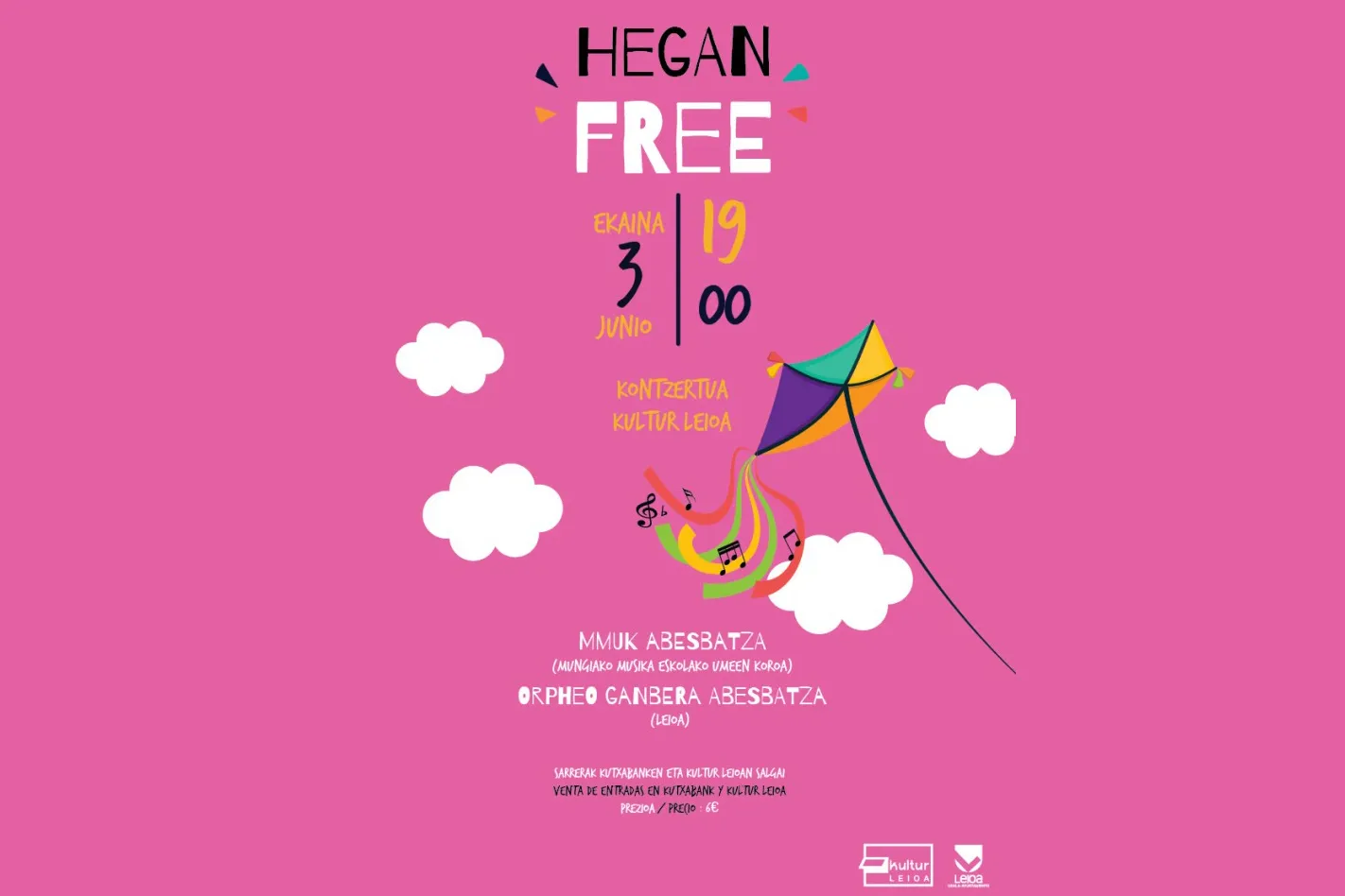 Orpheo Abesbatza & Mungiako Umeen Koroa Abesbatza: "Hegan free"
